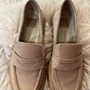 Dolce Vita Women's Tan Suede Loafers